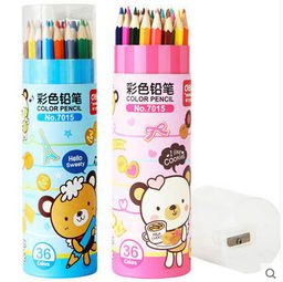 得力7015 36色彩色鉛筆 釋放創意，描繪多彩世界